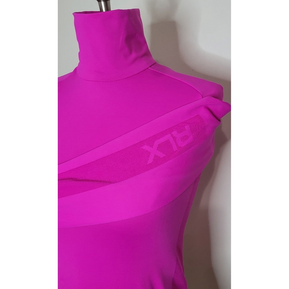 Ralph Lauren RLX Women Performance Turtleneck Top Back Zip Moisture Wick Small